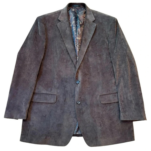 Ralph Lauren Men’s Blazer Brown Corduroy Jacket Professor 46L - Picture 1 of 7